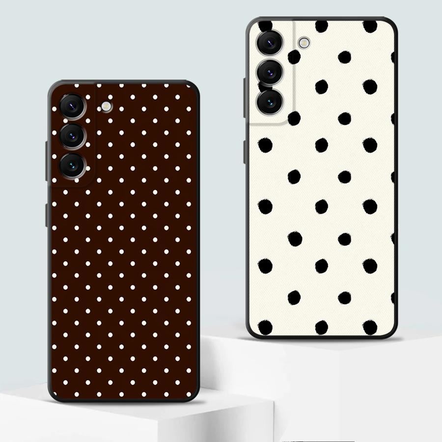 เคสลายจุดย้อนยุคสำหรับซัมซุงกา - Phone Cases Polka Dot บทวิจารณ์และราคา