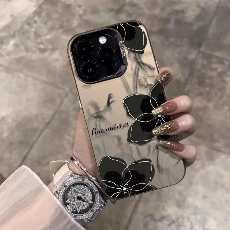 Vintageดอกไม้สีดําเคสโทรศัพท์ส - Phone Cases Wholesale บทวิจารณ์และราคา