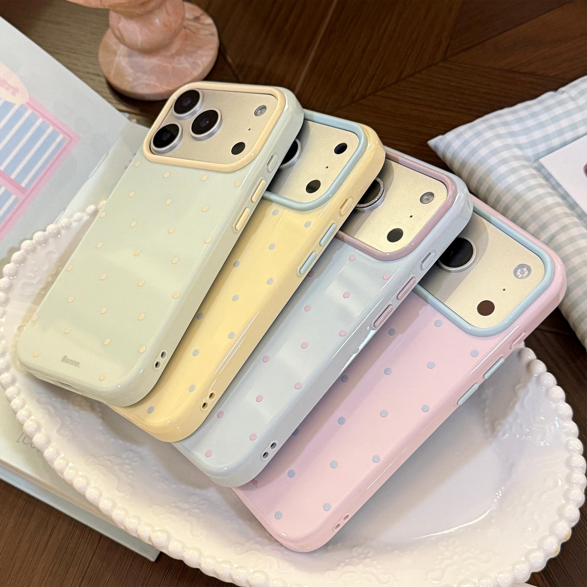 เคสโทรศัพท์ TPU นุ่มลายจุดสีลู - Phone Cases Polka Dot บทวิจารณ์และราคา