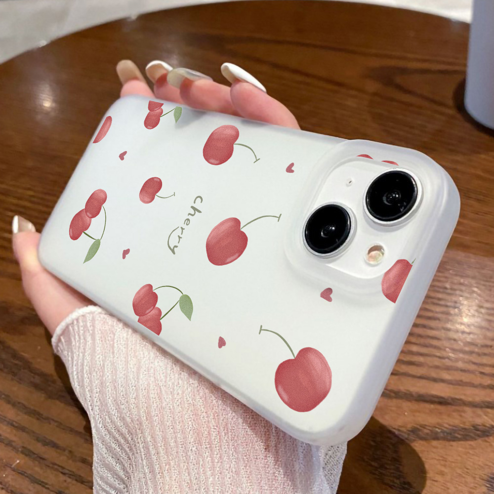เคสโทรศัพท์ลายเชอร์รี่แบบด้านส - Matte Frosted Case บทวิจารณ์และราคา