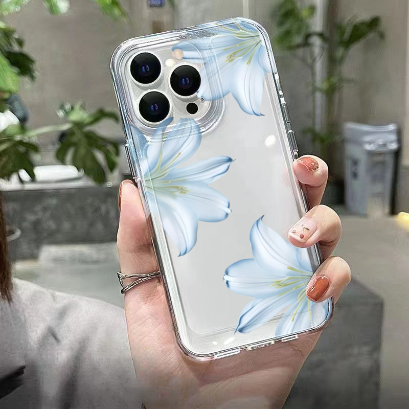 เคสโทรศัพท์ลายดอกลิลลี่สีขาวสุ - Phone Cases Clear บทวิจารณ์และราคา