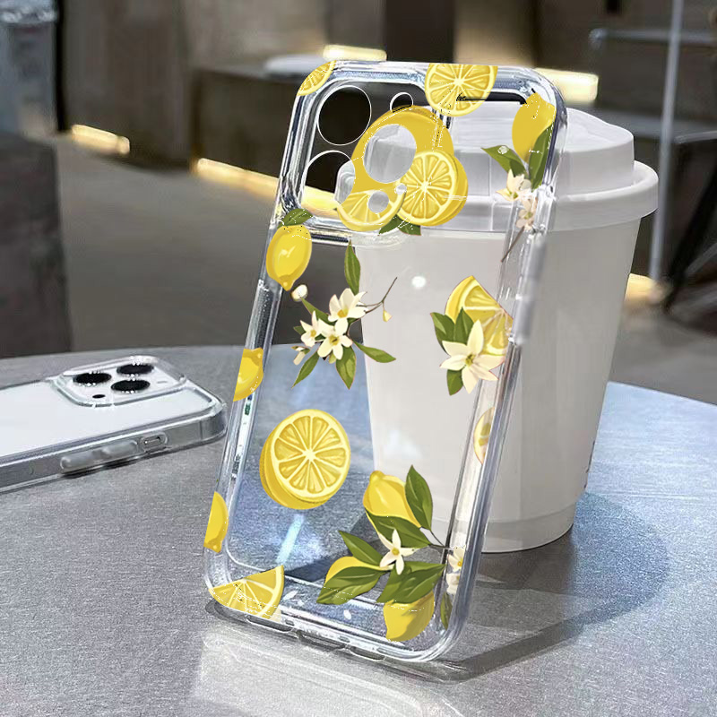 ฤดูร้อนผลไม้มะนาวดอกไม้Clearสํ - Phone Cases Clear บทวิจารณ์และราคา