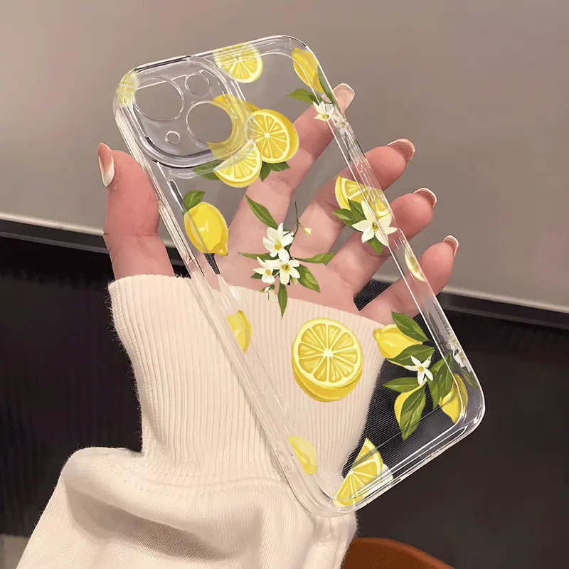 ฤดูร้อนผลไม้มะนาวดอกไม้Clearสํ - Phone Cases Clear บทวิจารณ์และราคา
